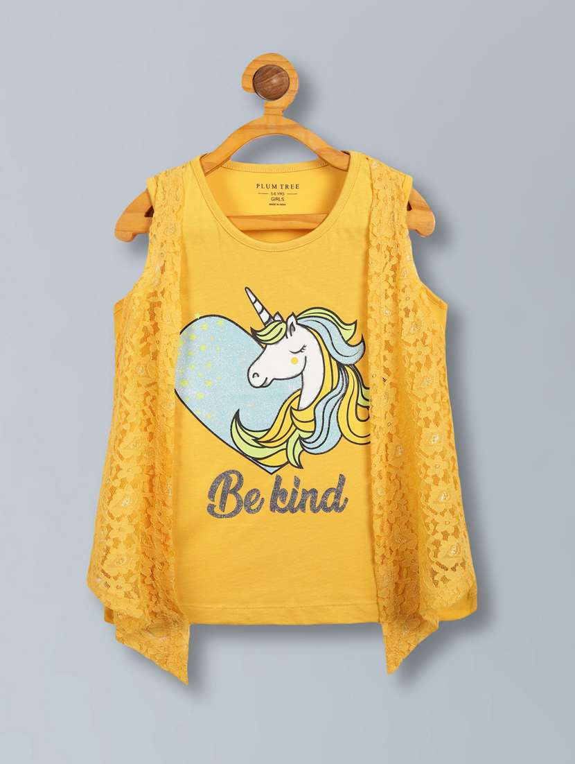 girls multi colored cotton tops top - 22495052 -  Standard Image - 4