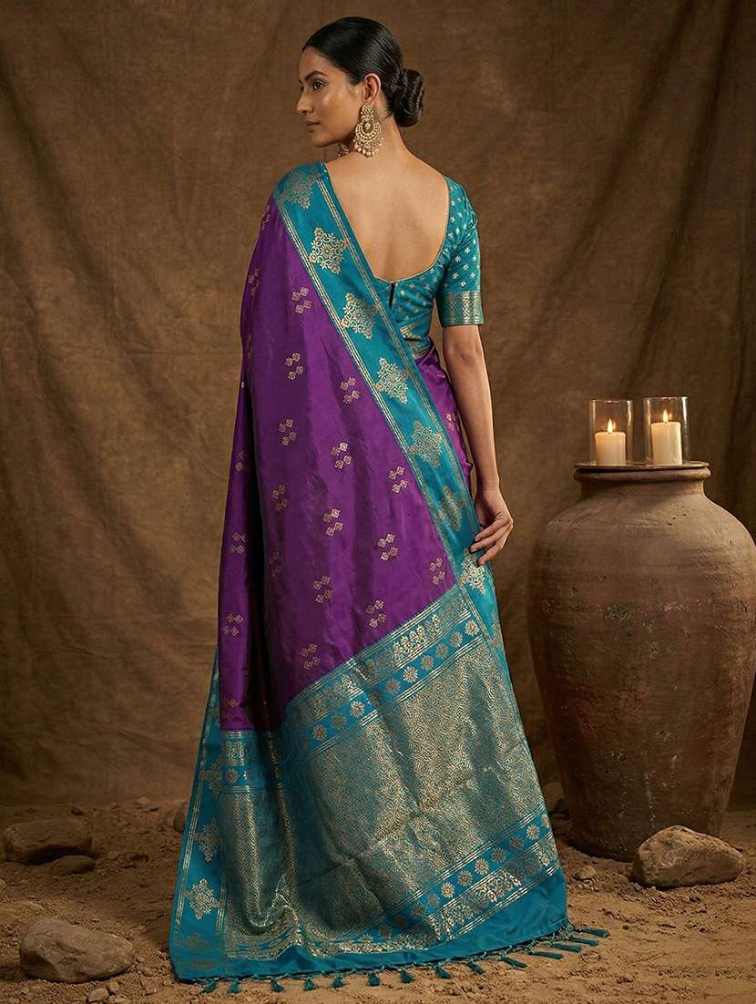 women self design banarasi saree with blouse - 22495239 -  Standard Image - 1