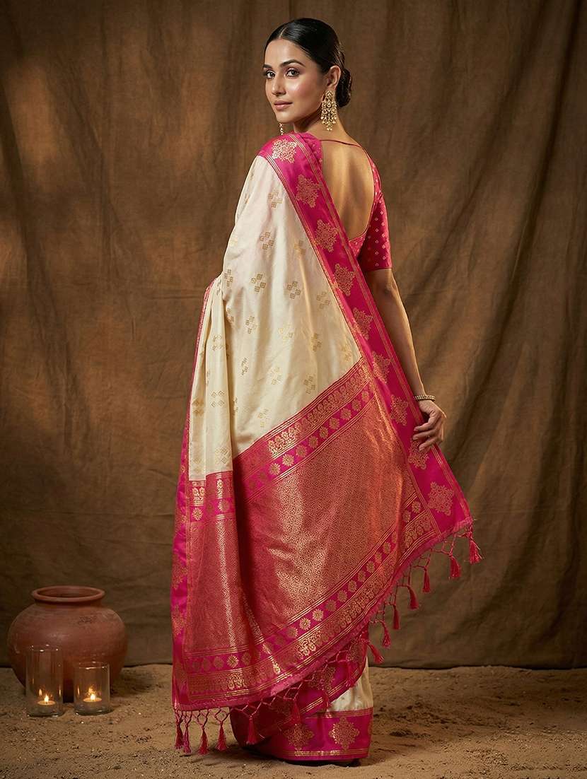 women self design banarasi saree with blouse - 22495244 -  Standard Image - 1