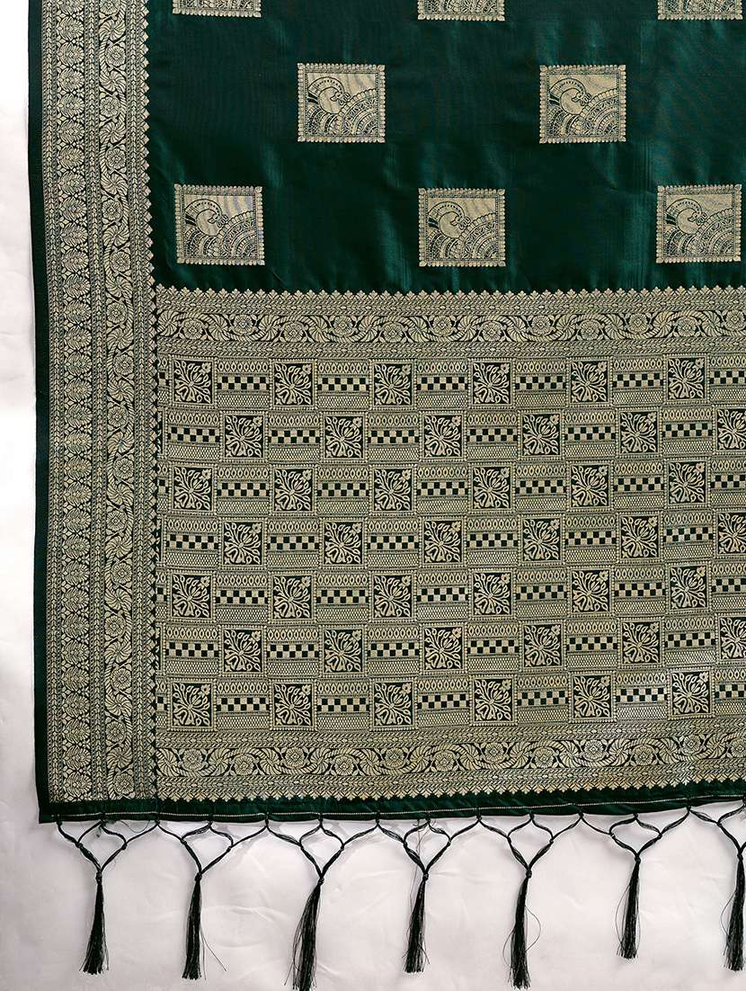 women self design banarasi saree with blouse - 22495265 -  Standard Image - 6