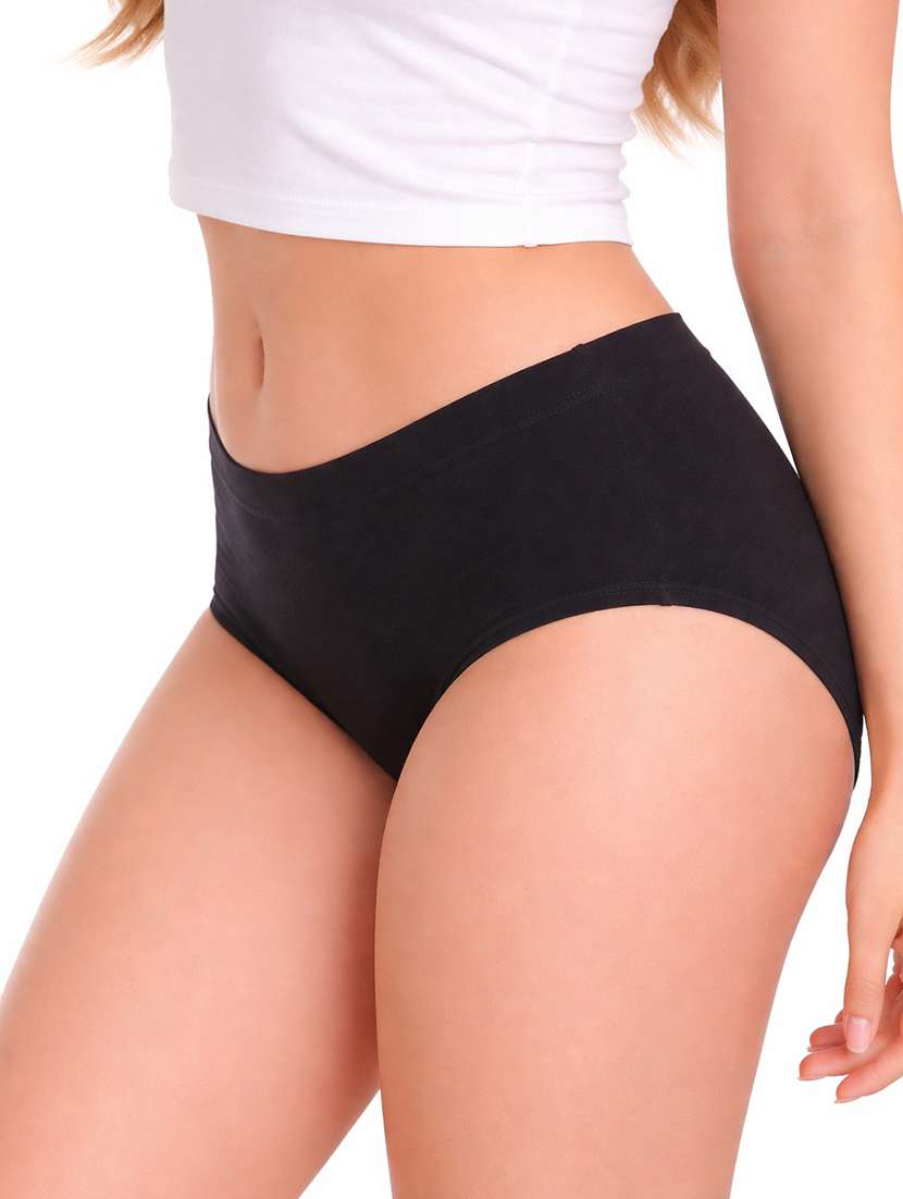 women multi pack of 3 cotton hipster panty - 22495345 -  Standard Image - 4