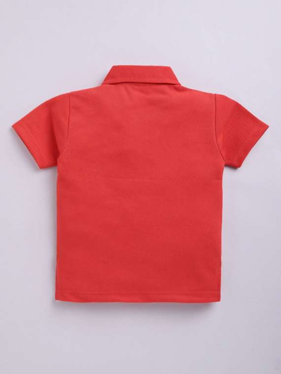 boys embroidered short sleeves t-shirt - 22495361 -  Standard Image - 1