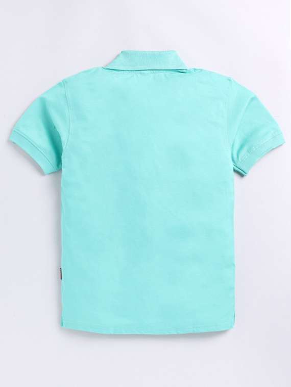 boys embroidered short sleeves polo t-shirt - 22495364 -  Standard Image - 1