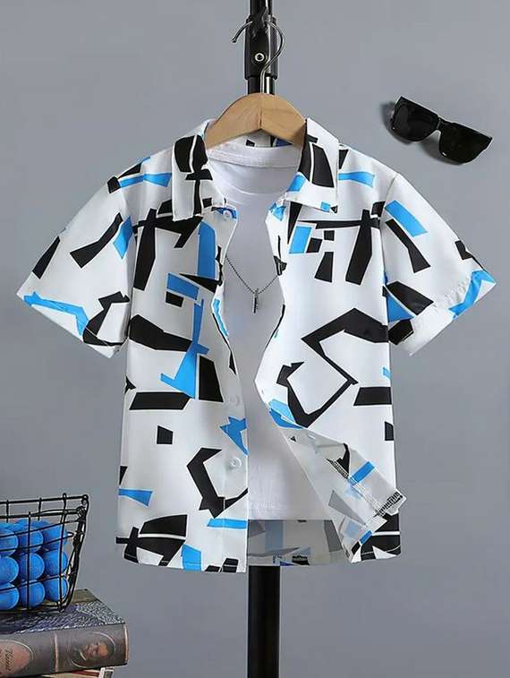 boys pack of 2 printed short sleeves shirt - 22495394 -  Standard Image - 1