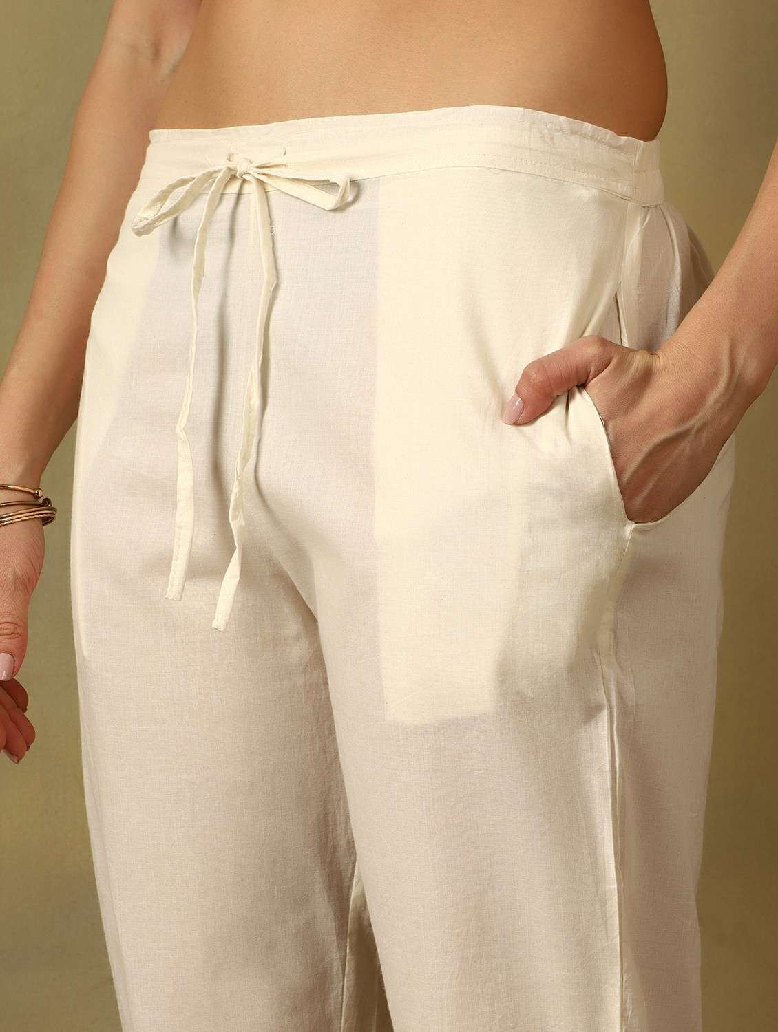 women embroidered collared top and trouser co-ord set - 22495493 -  Standard Image - 4