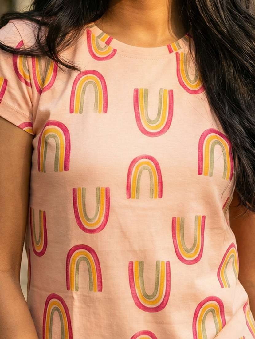 girls cotton blend regular t-shirt - 22495872 -  Standard Image - 1