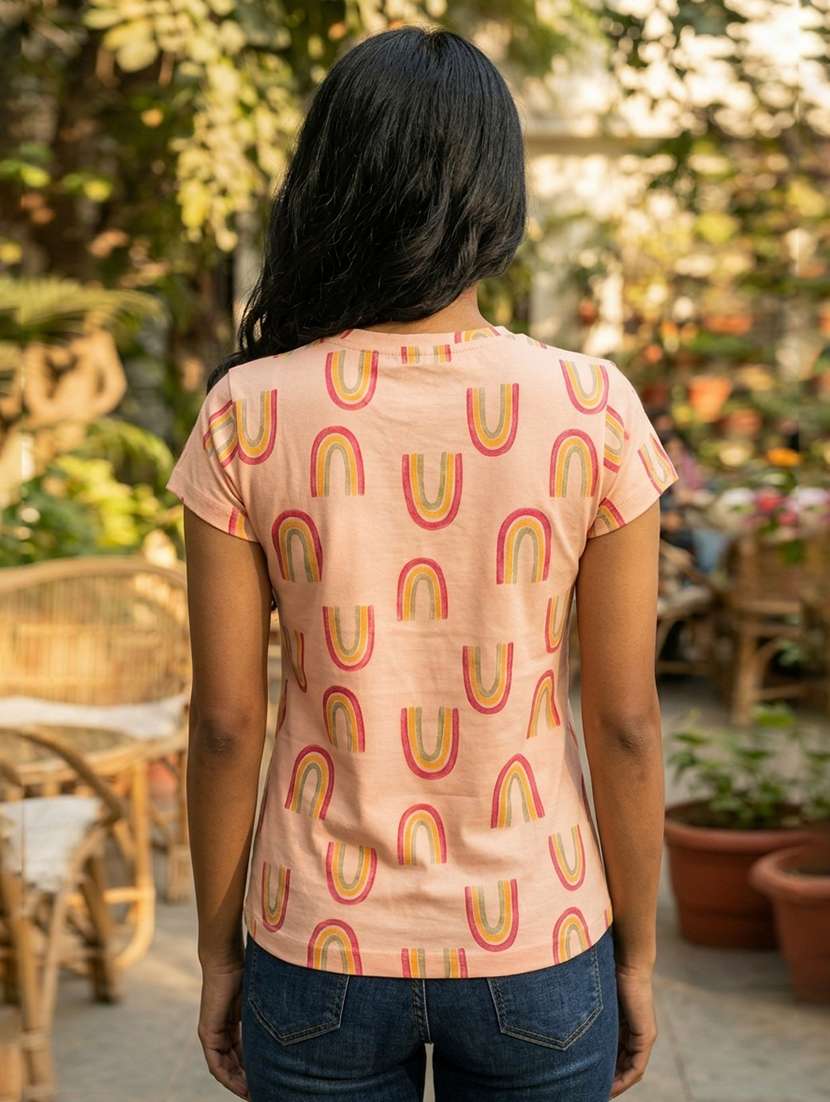 girls cotton blend regular t-shirt - 22495872 -  Standard Image - 4