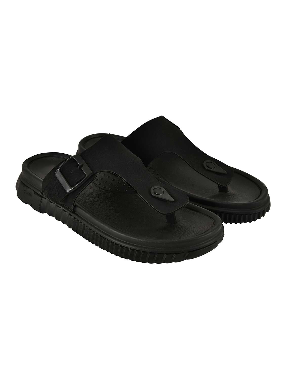 men black toe seperator sandal - 22495888 -  Standard Image - 1