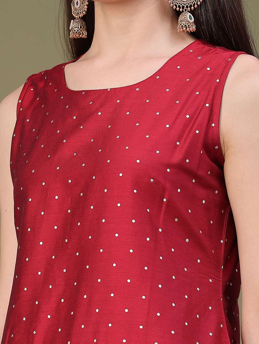 Women Printed Sleeveless Kurta Pant With Dupatta Set - 22496668 -  Standard Image - 1