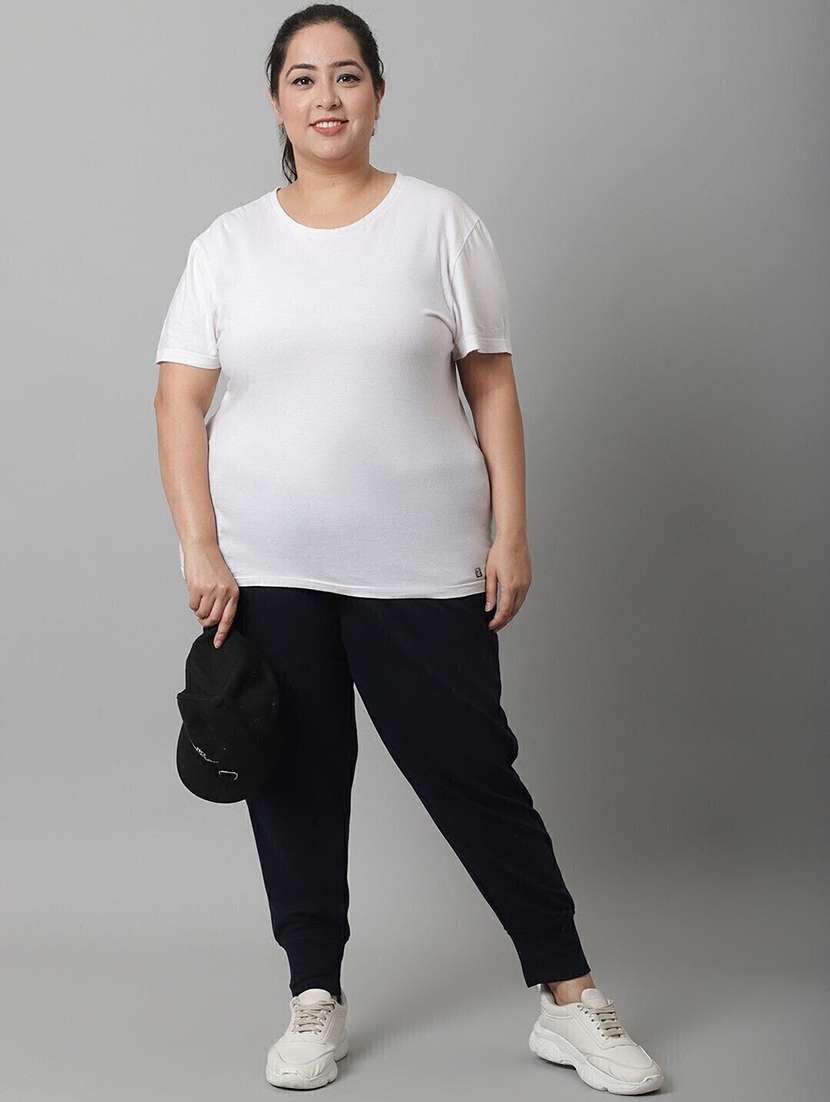 women solid mid rise jogger pant - 22496695 -  Standard Image - 4