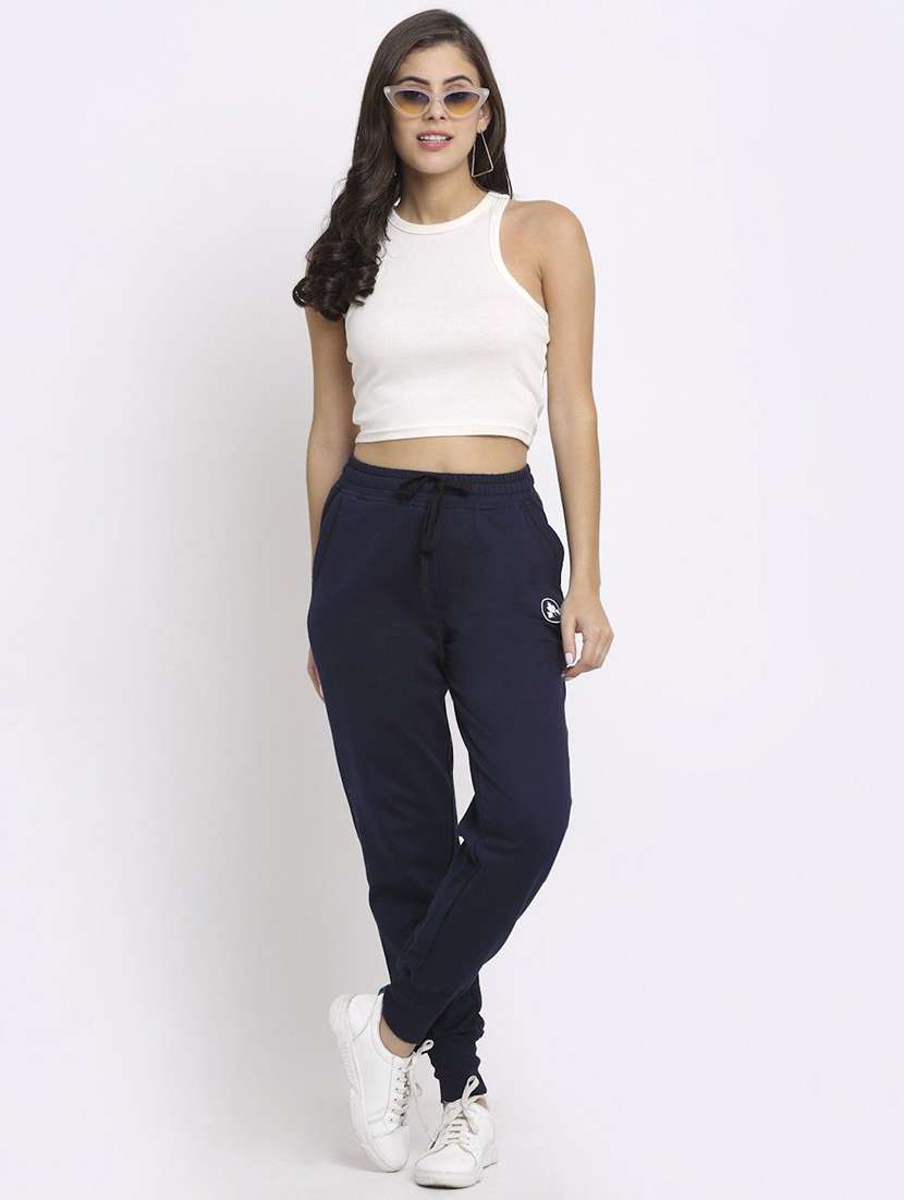 women solid mid rise jogger pant - 22496703 -  Standard Image - 4