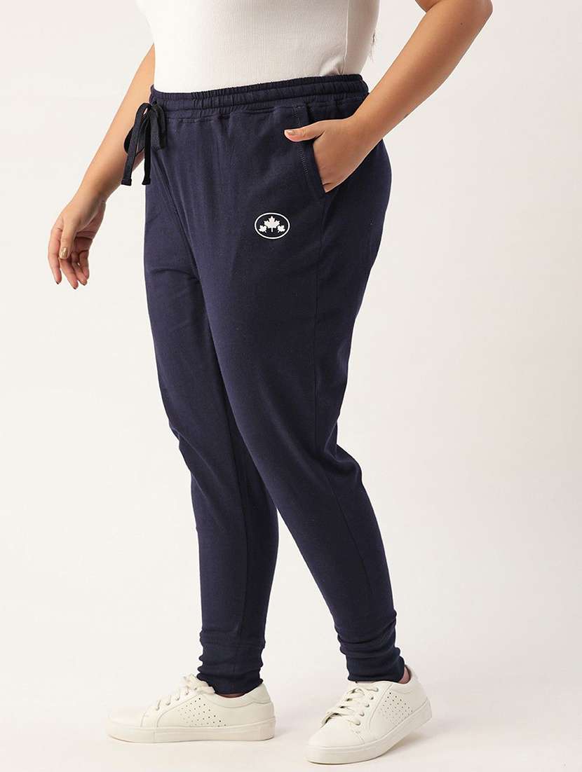 women solid mid rise jogger pant - 22496712 -  Standard Image - 1