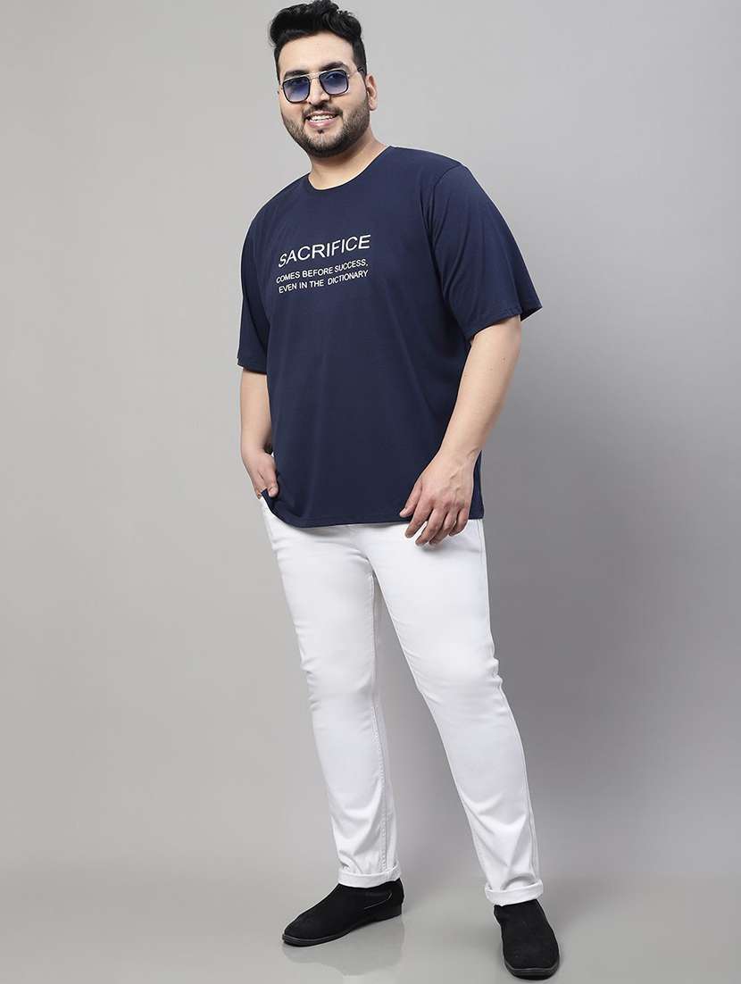men plus size printed short sleeve regular fit t-shirt - 22497132 -  Standard Image - 4