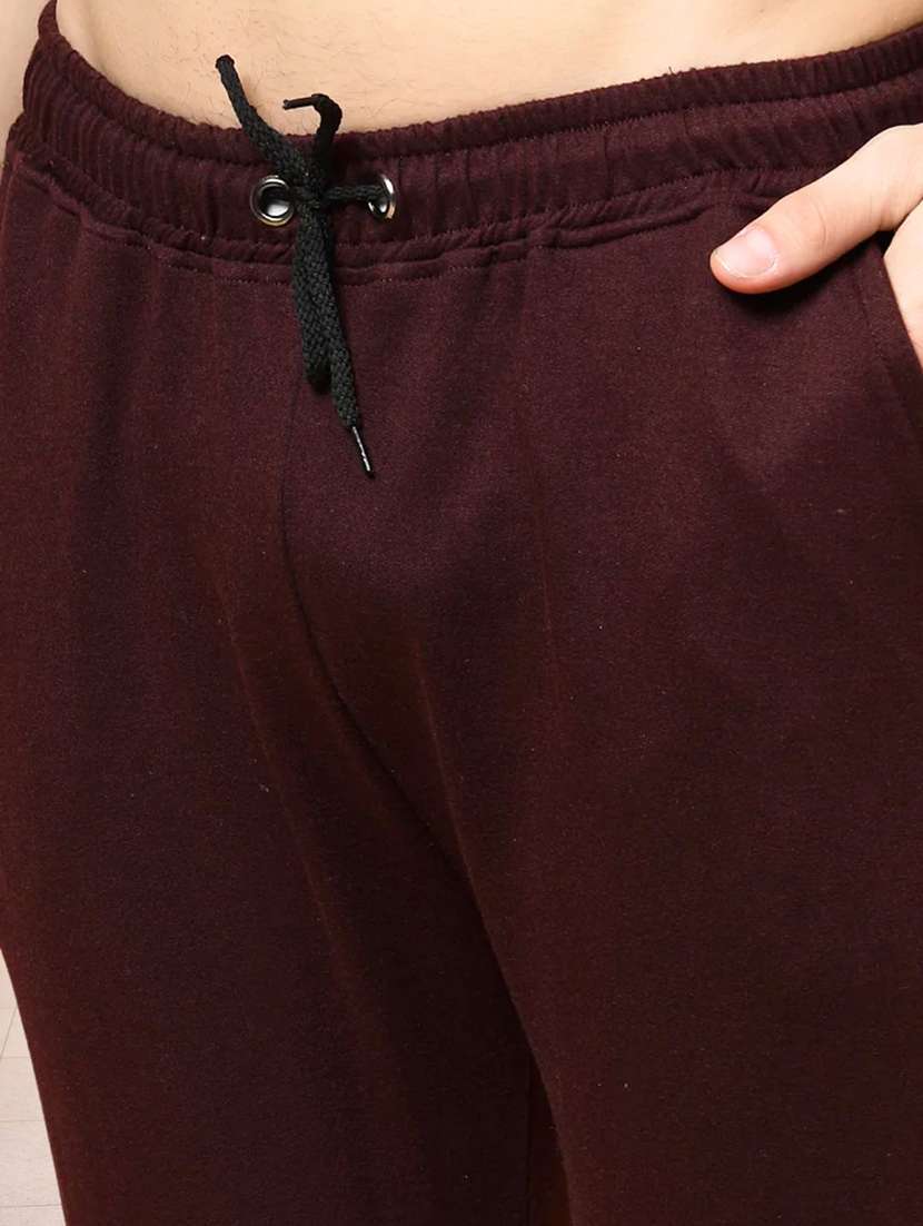 Men Solid Mid Rise Regular Fit Jogger - 22497288 -  Standard Image - 1