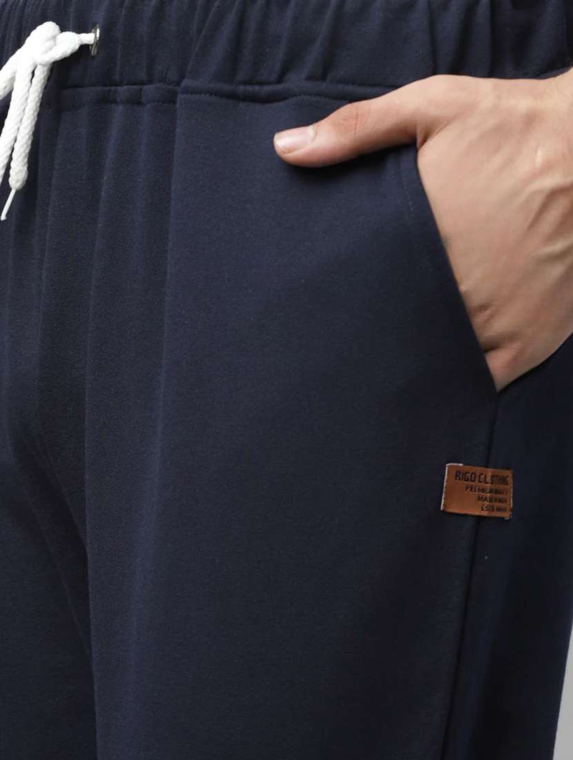 Men Solid Mid Rise Regular Fit Jogger - 22497290 -  Standard Image - 1
