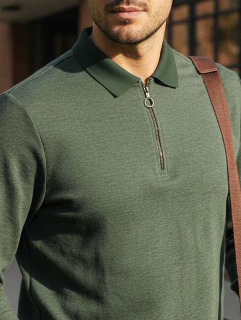 Men Solid Long Sleeve Regular Fit T-shirt - 22497357 -  Standard Image - 1