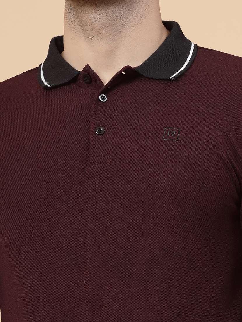 Men Solid Long Sleeve Regular Fit T-shirt - 22497389 -  Standard Image - 1