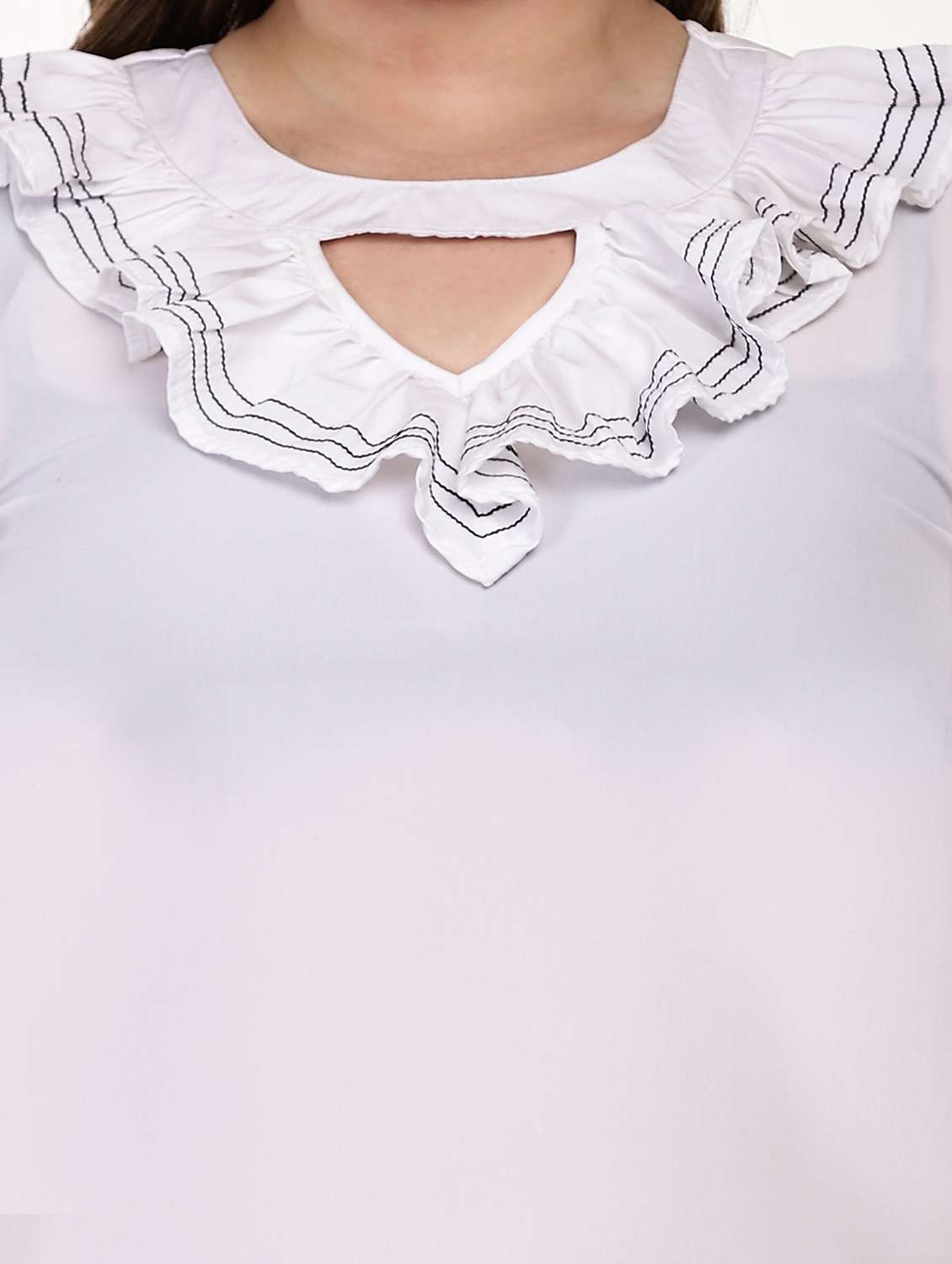 women solid short sleeves regular top - 22497504 -  Standard Image - 1