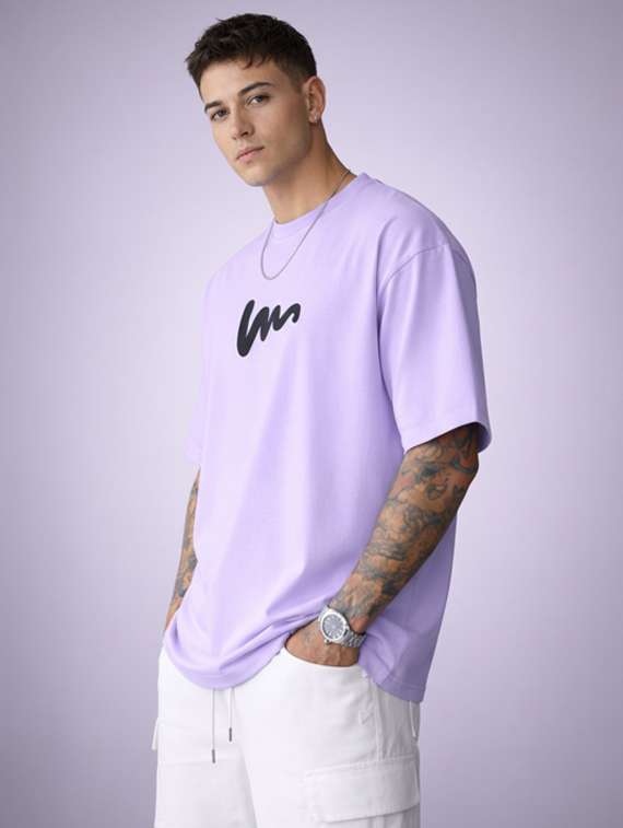 men printed short sleeve oversized t-shirt - 22497554 -  Standard Image - 1