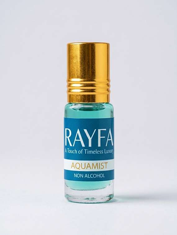 rayfa aquamist attar perfume oil | long lasting fresh aqua fragrance | alcohol free unisex attar | premium concentrated scent - 22497586 -  Standard Image - 1