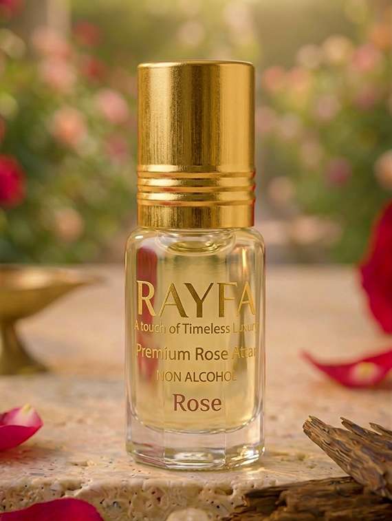 rose attar perfume oil | long lasting floral fragrance | alcohol free unisex attar | premium concentrated scent - 22497590 -  Standard Image - 1