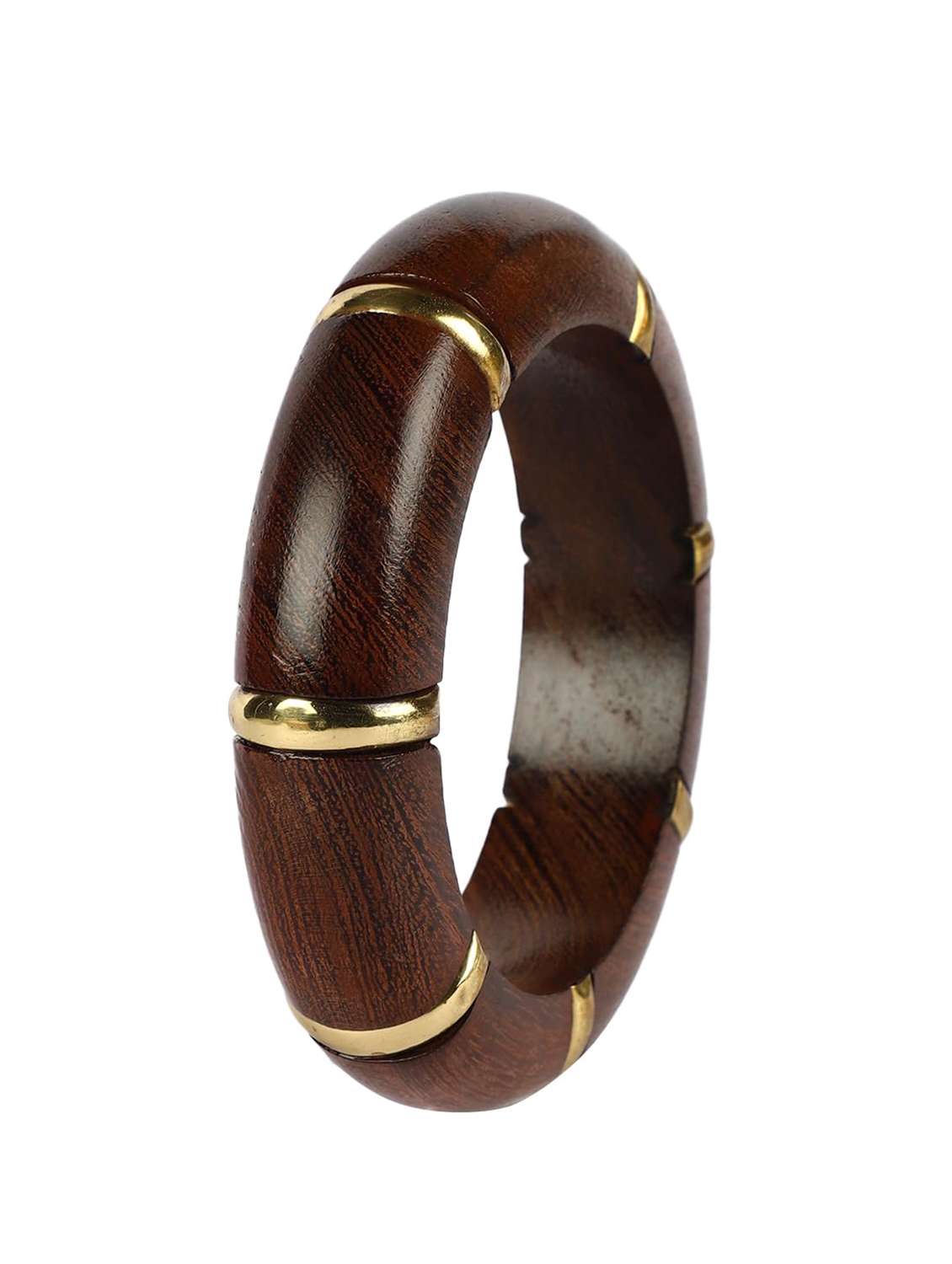 handcrafted wooden bangle bracelet for women - 22498106 -  Standard Image - 1