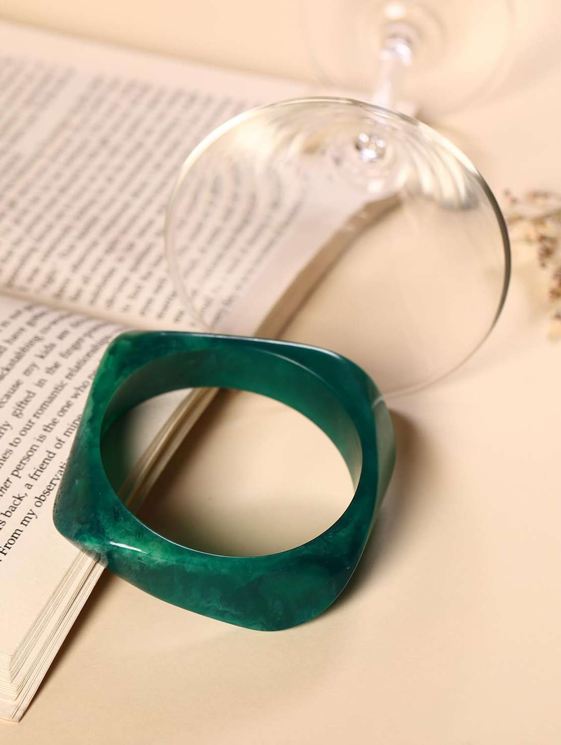 designer marble effect resin bangle