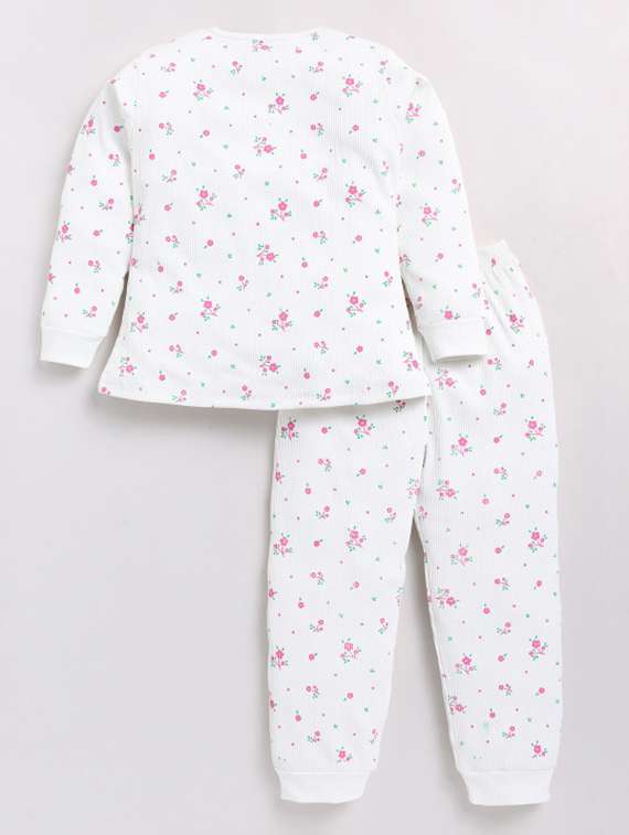 girls printed long sleeves full length set - 22498282 -  Standard Image - 1