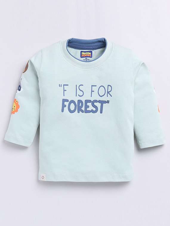 boys printed round neck full length set - 22498347 -  Standard Image - 1
