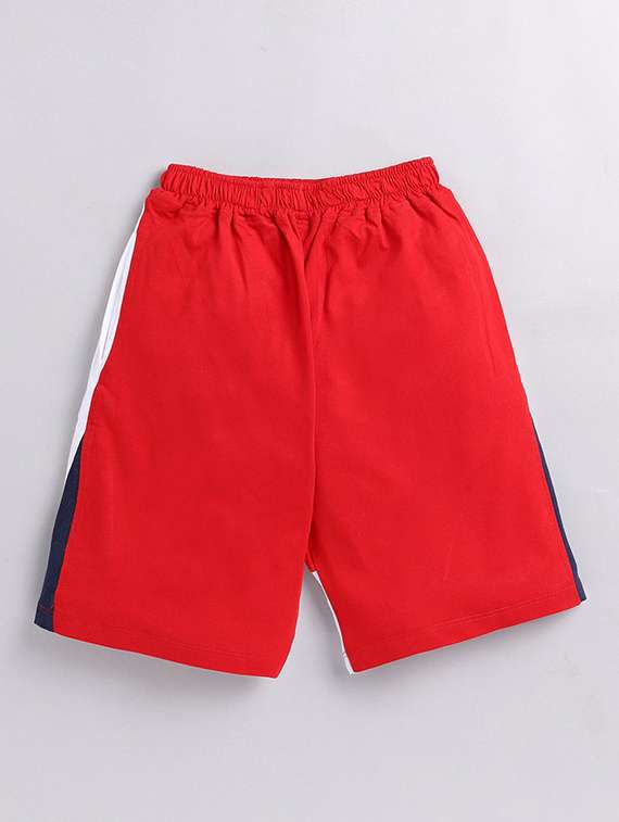 boys colourblock mid rise regular shorts - 22498433 -  Standard Image - 1
