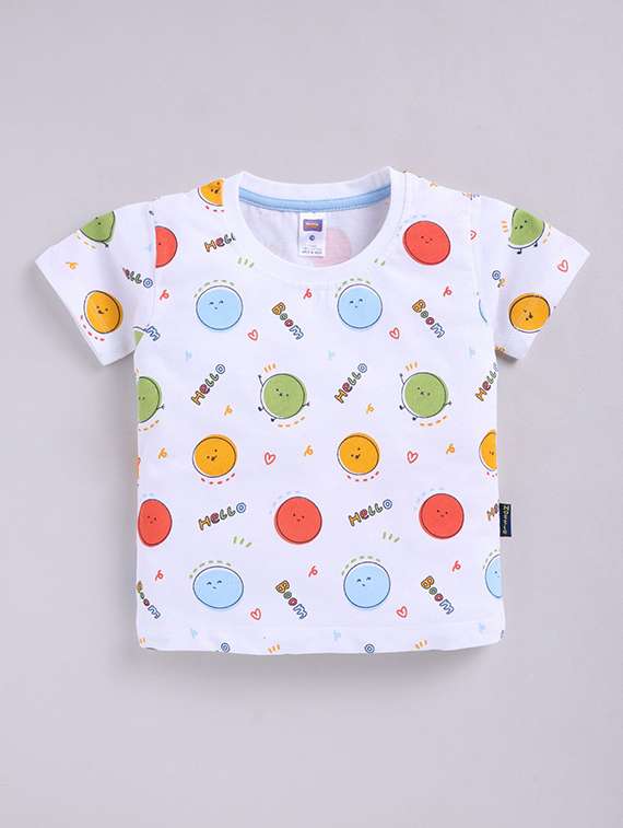 boys pack of 2 printed round neck t-shirt - 22498467 -  Standard Image - 1