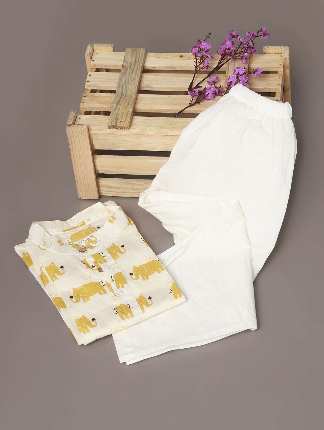 girls printed long sleeve nightwear set - 22498498 -  Standard Image - 4