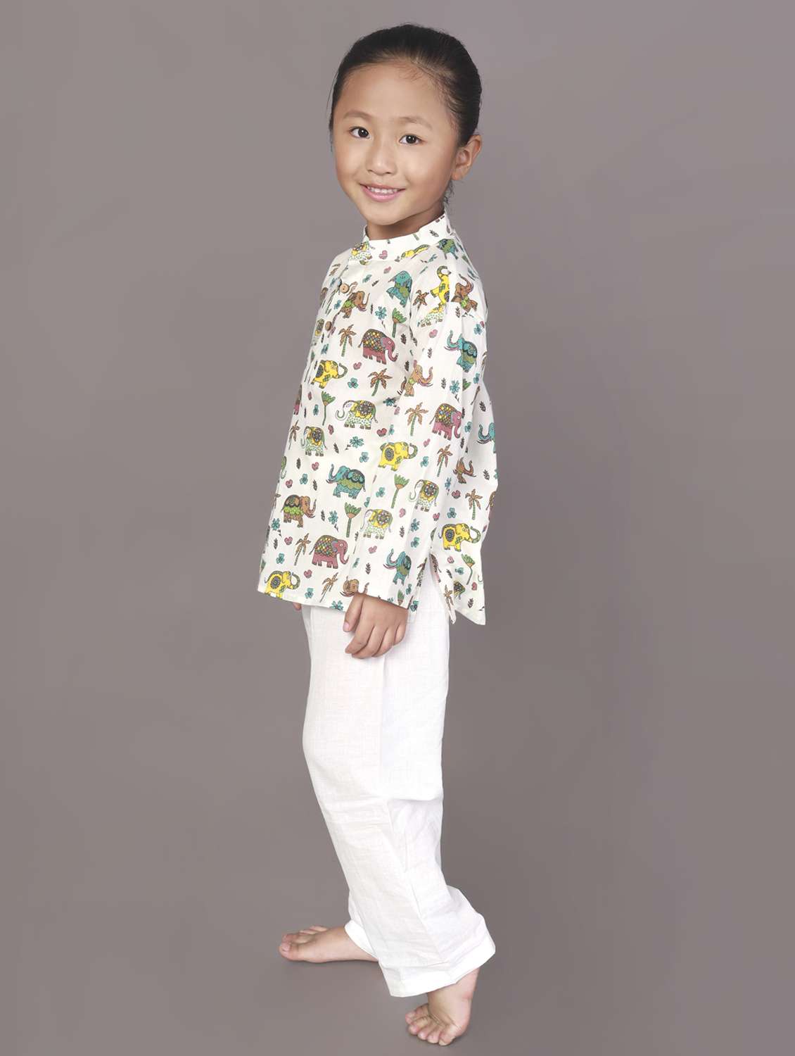 Girls Printed Long Sleeve Nightwear Set - 22498501 -  Standard Image - 1