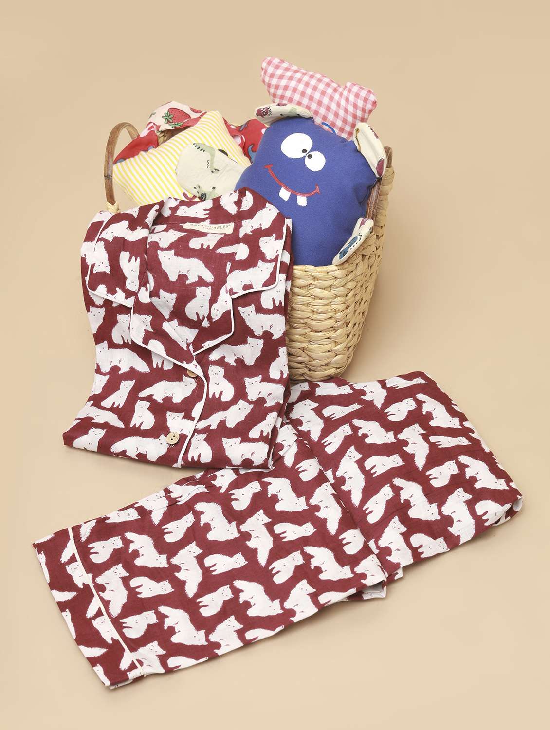 girls printed long sleeve nightwear set - 22498526 -  Standard Image - 4