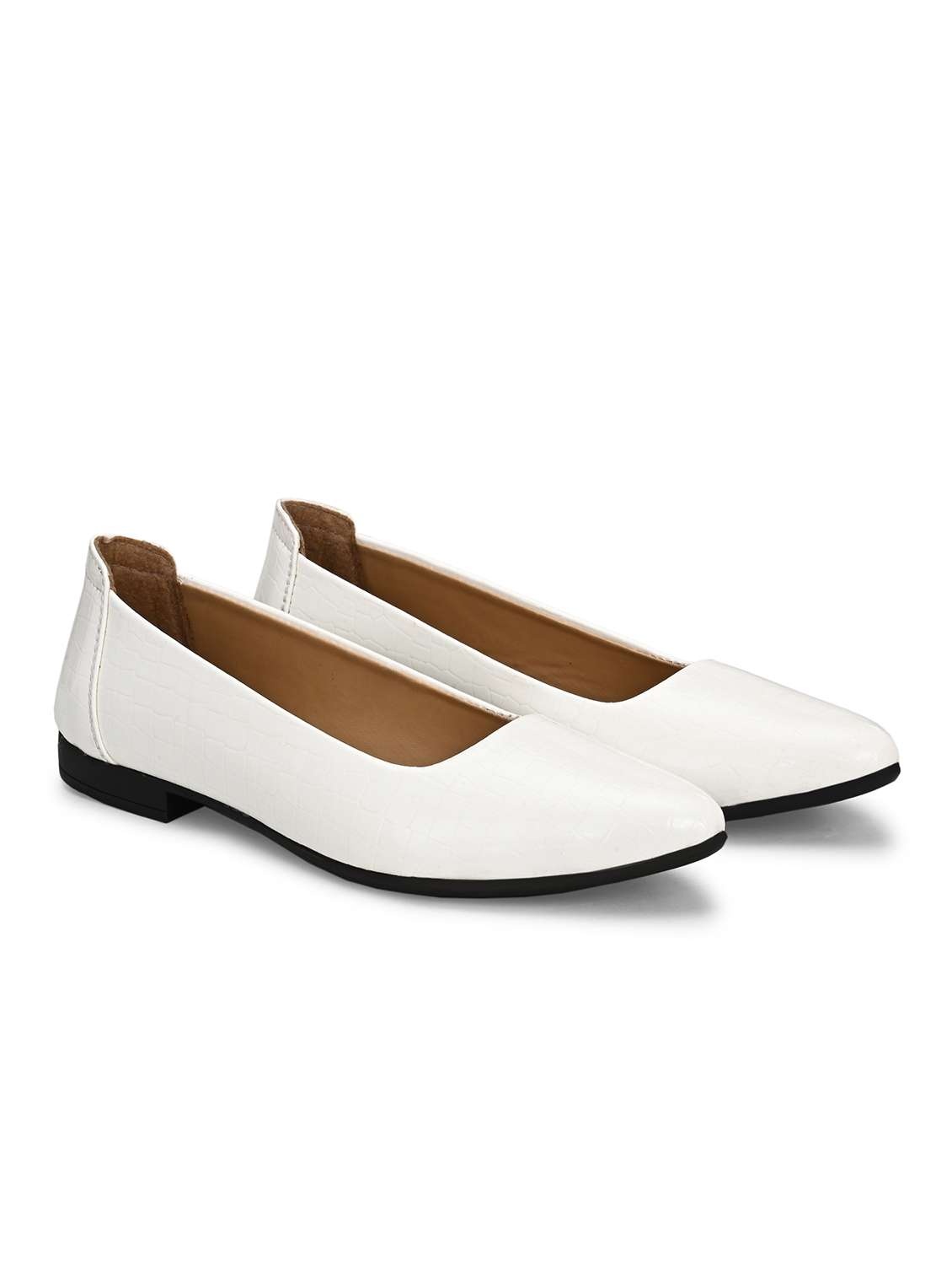 women white slip on ballerina - 22498733 -  Standard Image - 1