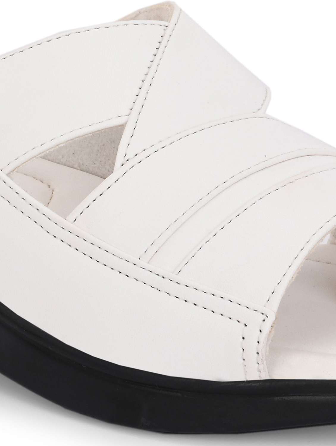 men solid slip on sandal - 22498901 -  Standard Image - 4