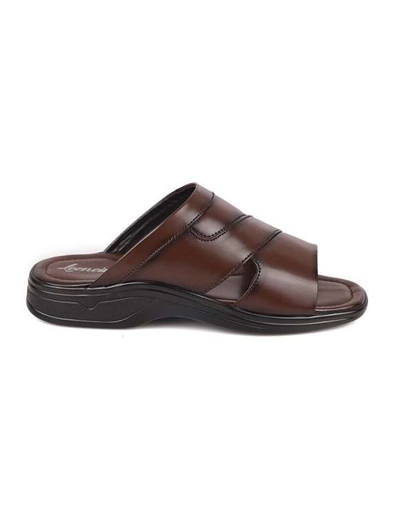 men solid slip on sandal - 22498904 -  Standard Image - 1