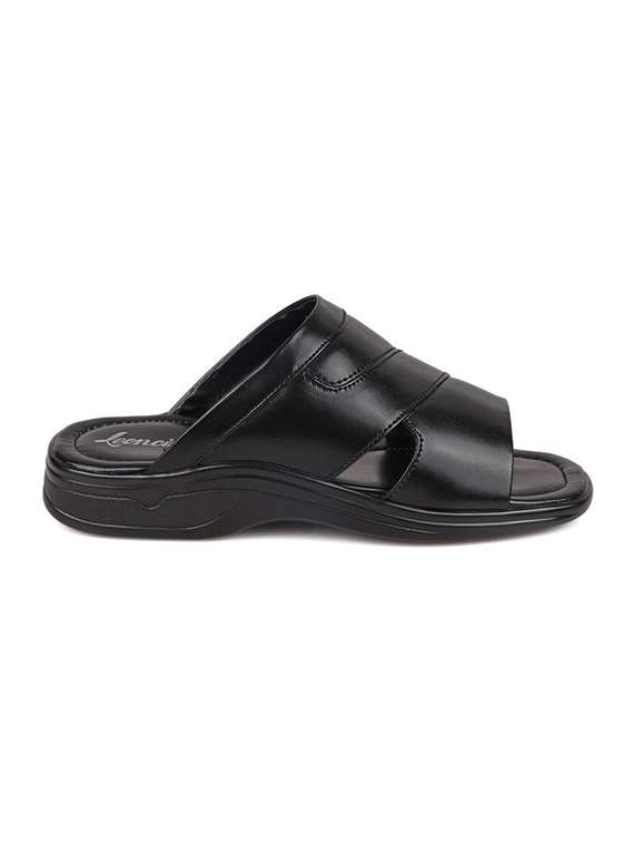 men solid slip on sandal - 22498905 -  Standard Image - 1