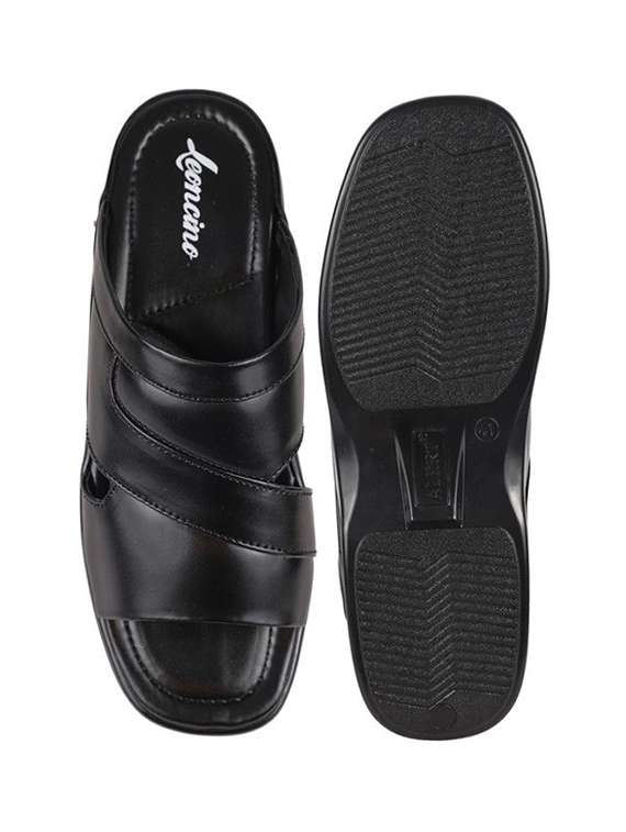 men solid slip on sandal - 22498905 -  Standard Image - 4