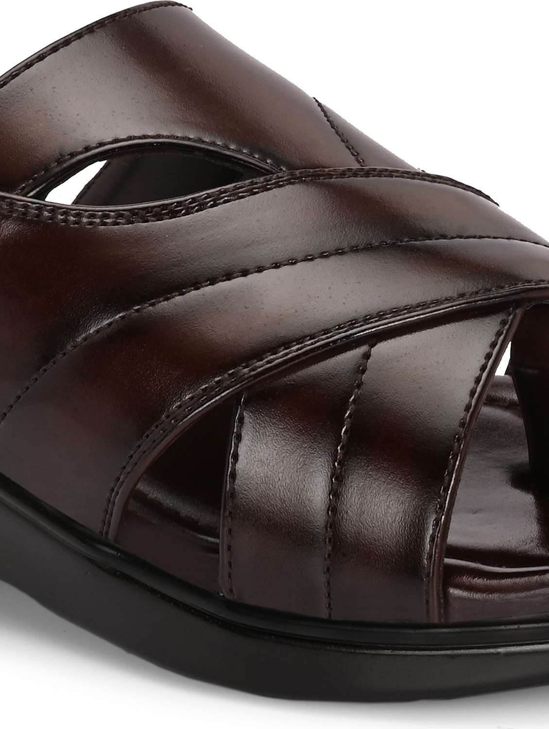 men solid slip on sandal - 22498907 -  Standard Image - 4