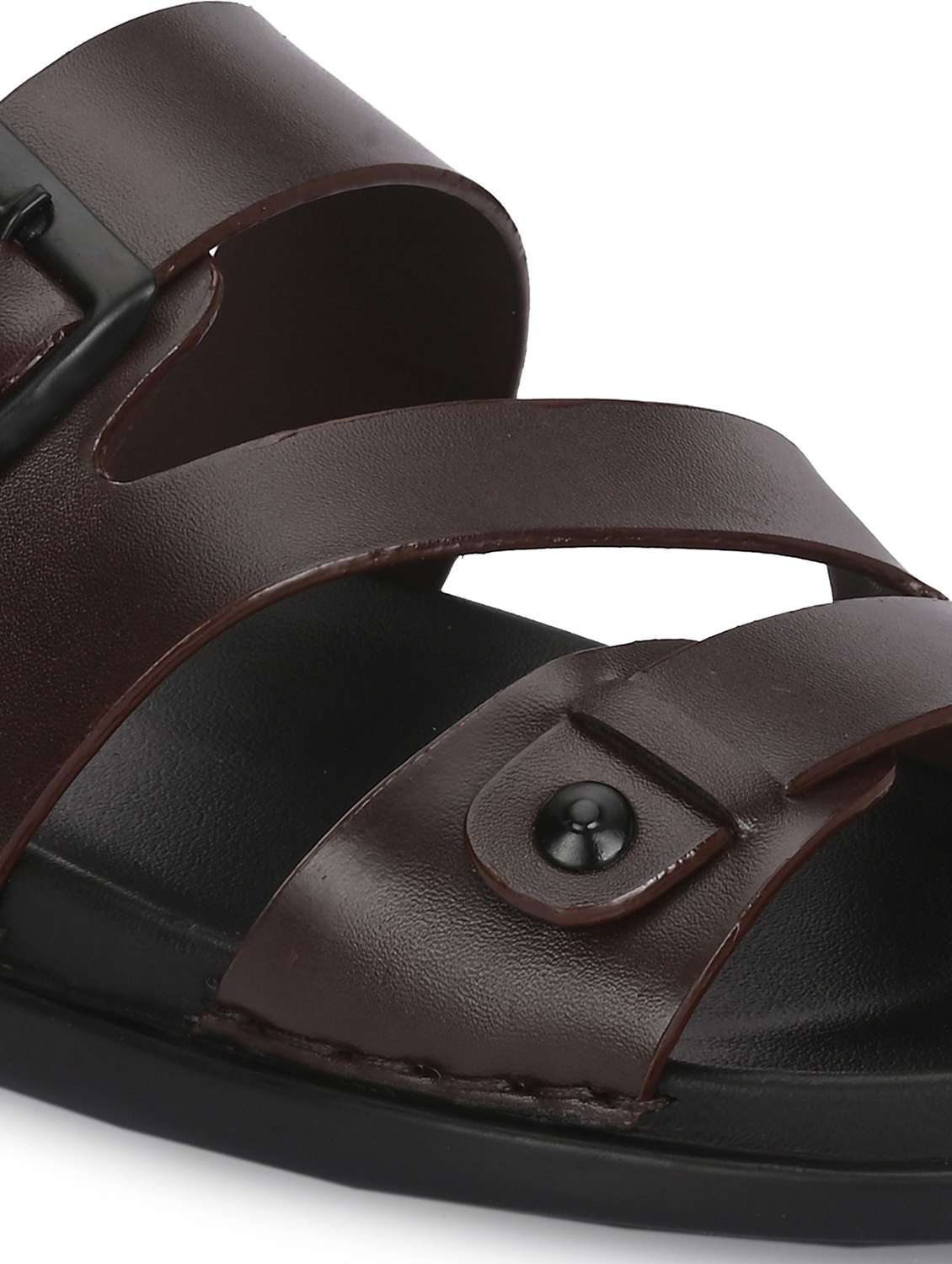 men solid slip on sandal - 22498912 -  Standard Image - 4