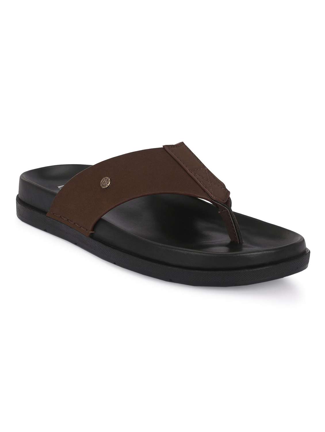 men solid toe seperator sandal - 22498913 -  Standard Image - 1