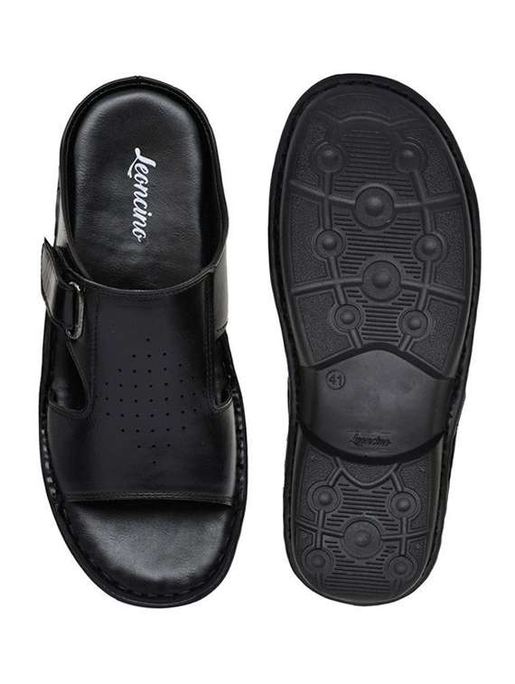 men solid slip on sandal - 22498929 -  Standard Image - 4