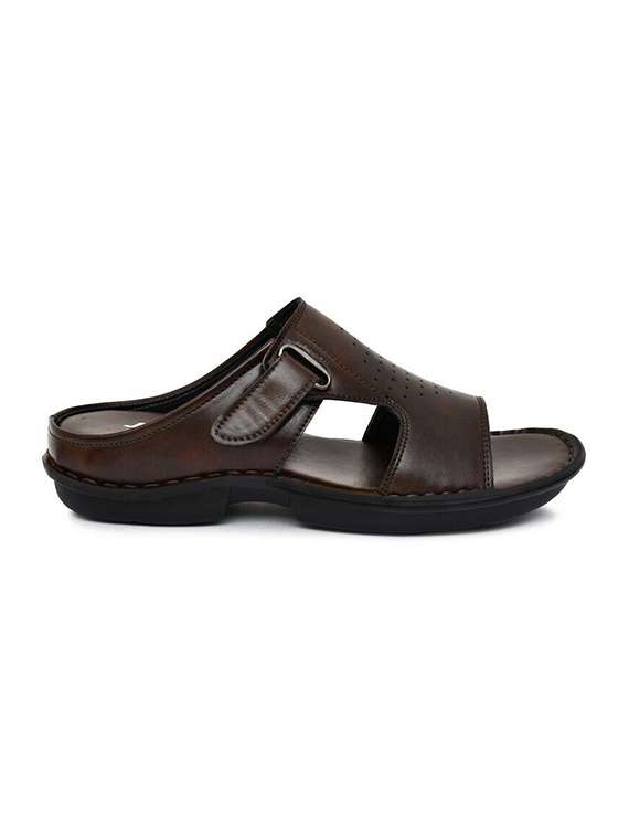 men solid slip on sandal - 22498930 -  Standard Image - 1
