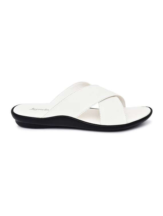 men solid slip on sandal - 22498933 -  Standard Image - 1