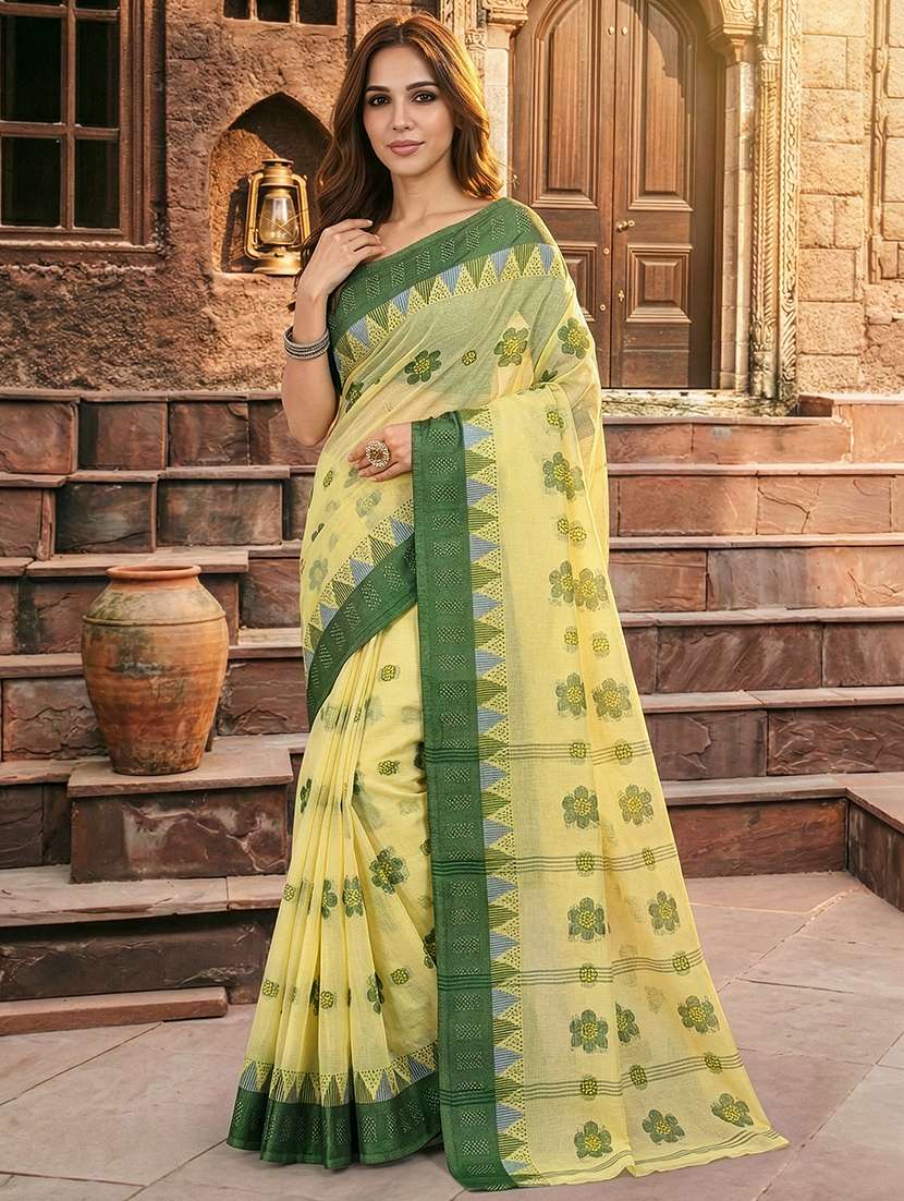 women self design handloom saree