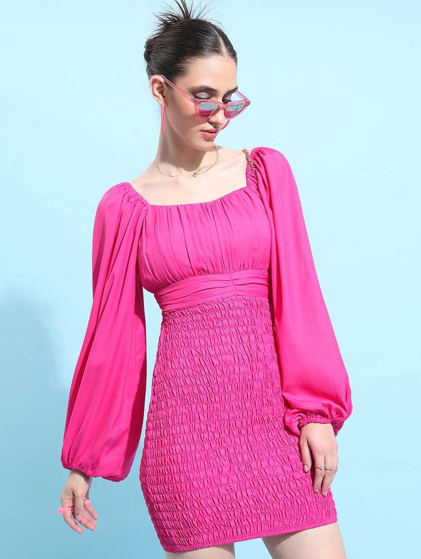 women solid sweetheart neck bodycon dress - 22499187 -  Standard Image - 1