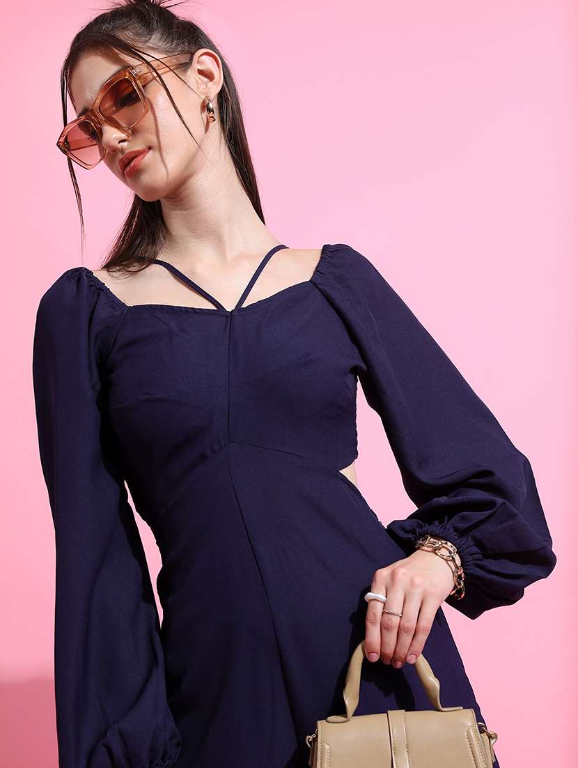 Women Solid Long Sleeves Full Leg Jumpsuit - 22499203 -  Standard Image - 1