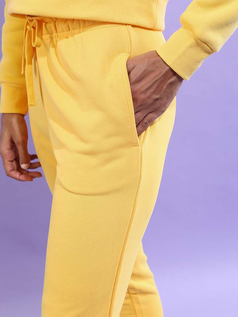 women solid mid rise track pant - 22499308 -  Standard Image - 1