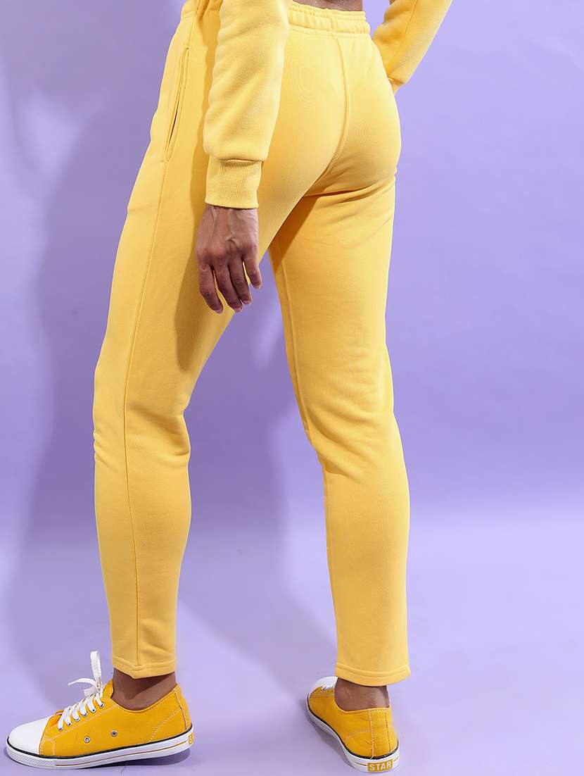 women solid mid rise track pant - 22499308 -  Standard Image - 4